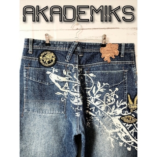 アカデミクス(AKADEMIKS)の《大人気》AKADEMIKS アカデミクス ハーフパンツ デニム 38 2XL(ショートパンツ)
