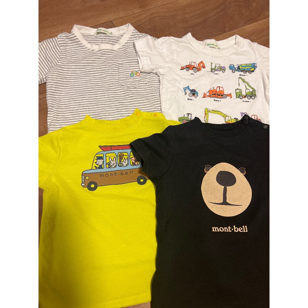 mont bell(モンベル)のモンベル　BEAMS mini シャツセット キッズ/ベビー/マタニティのキッズ服男の子用(90cm~)(Tシャツ/カットソー)の商品写真