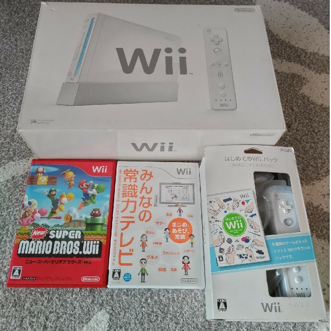 Nintendo　Wii　本体　ソフト　充実セット