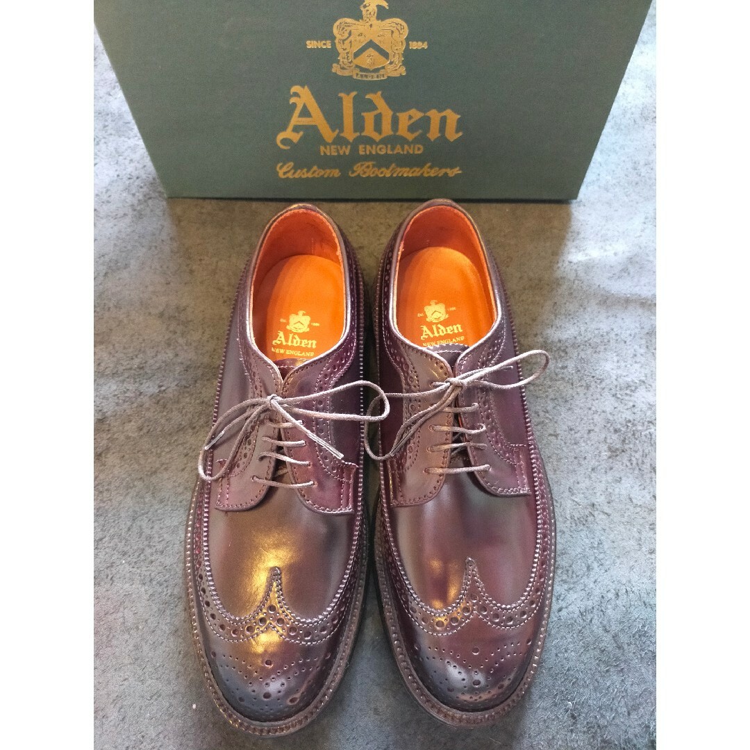 未使用 Alden cordvan 975 size 7.5D