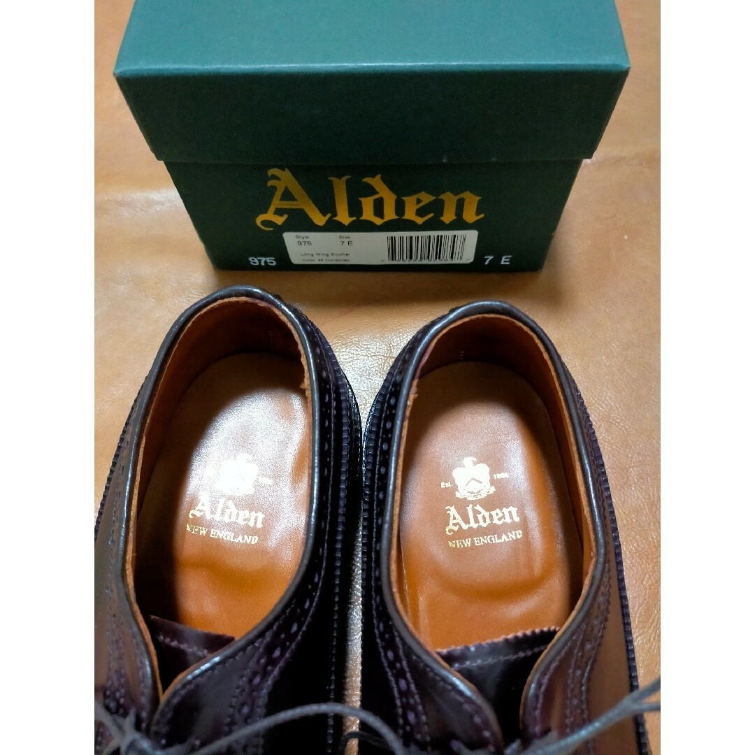 未使用 Alden cordvan 975 size 7.0E