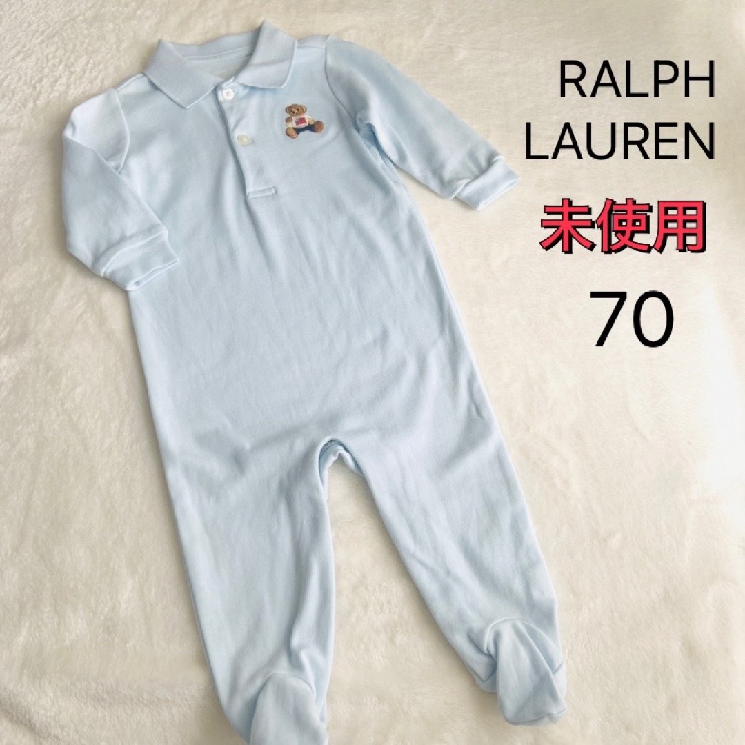 Ralph Lauren - 未使用☆ラルフローレン☆ロンパース☆足つき☆ブルー ...