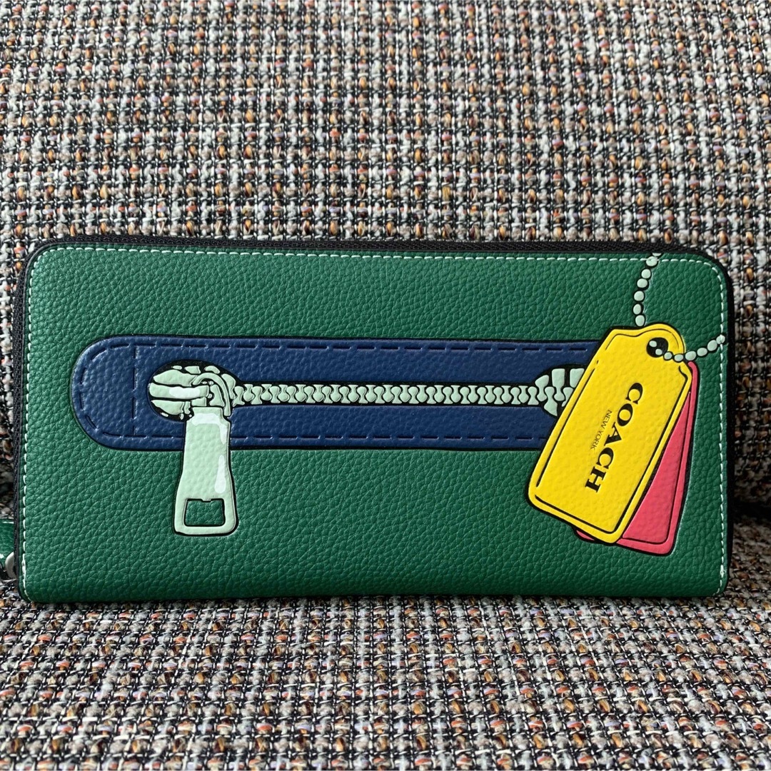 COACH(コーチ)の093  コーチ　長財布　緑　新作　人気カラー メンズのファッション小物(長財布)の商品写真