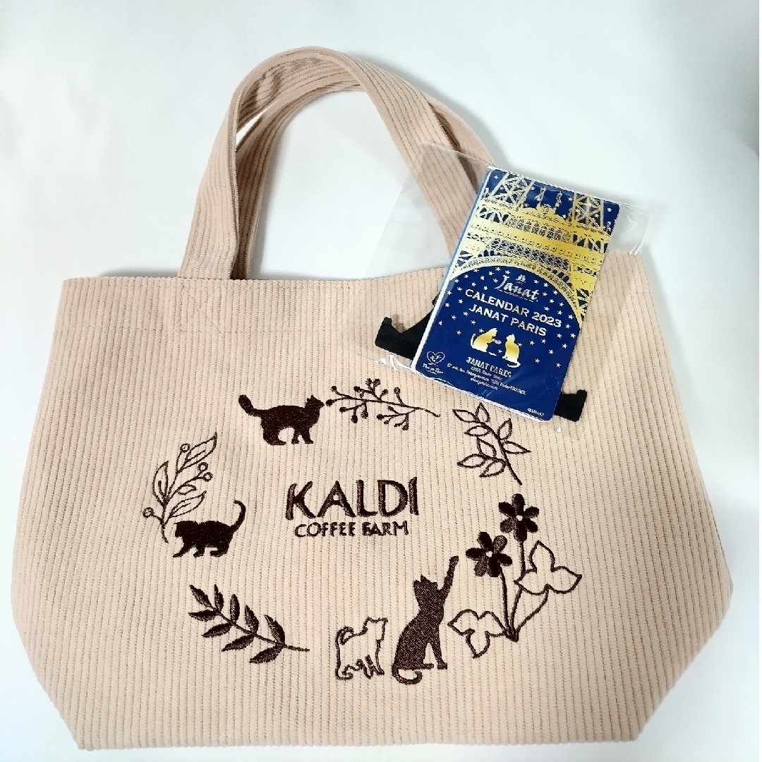 KALDI(カルディ)のカルディ KALDI 猫の日 ネコの日バッグ トートバッグ ネコバッグ 2023 レディースのバッグ(トートバッグ)の商品写真