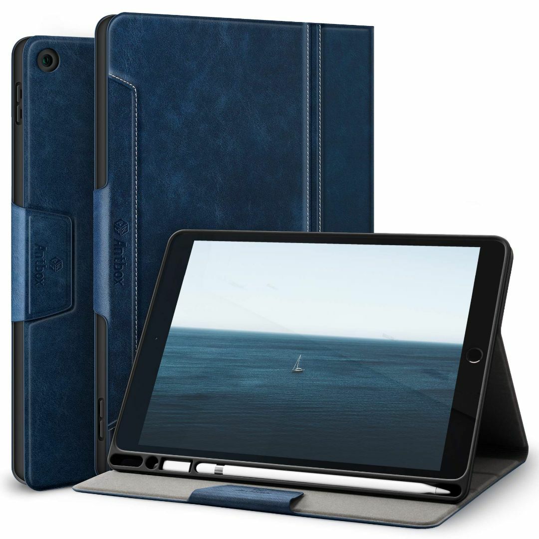 【色:ブルー】Antbox iPad 10.2 ケース iPad 第9世代第8世