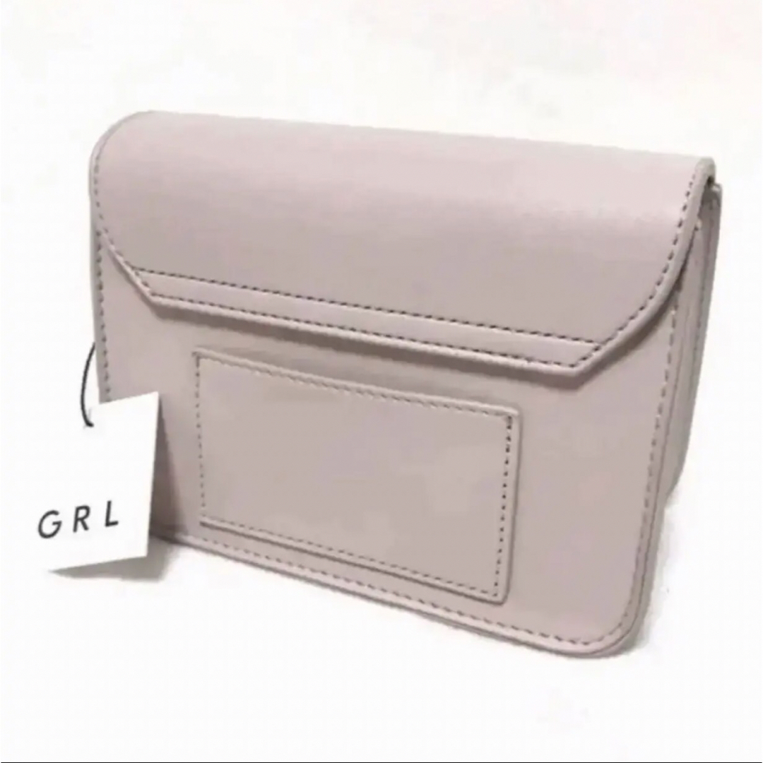 GRL(グレイル)の新品 38 GRL グレイル チェーン　マルチポシェットバッグ　ショルダーバッグ レディースのバッグ(ショルダーバッグ)の商品写真