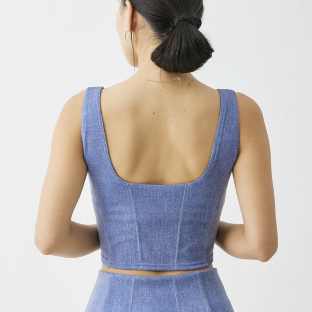 lululemon - style boat market ステッチデニムブラトップの通販 by な