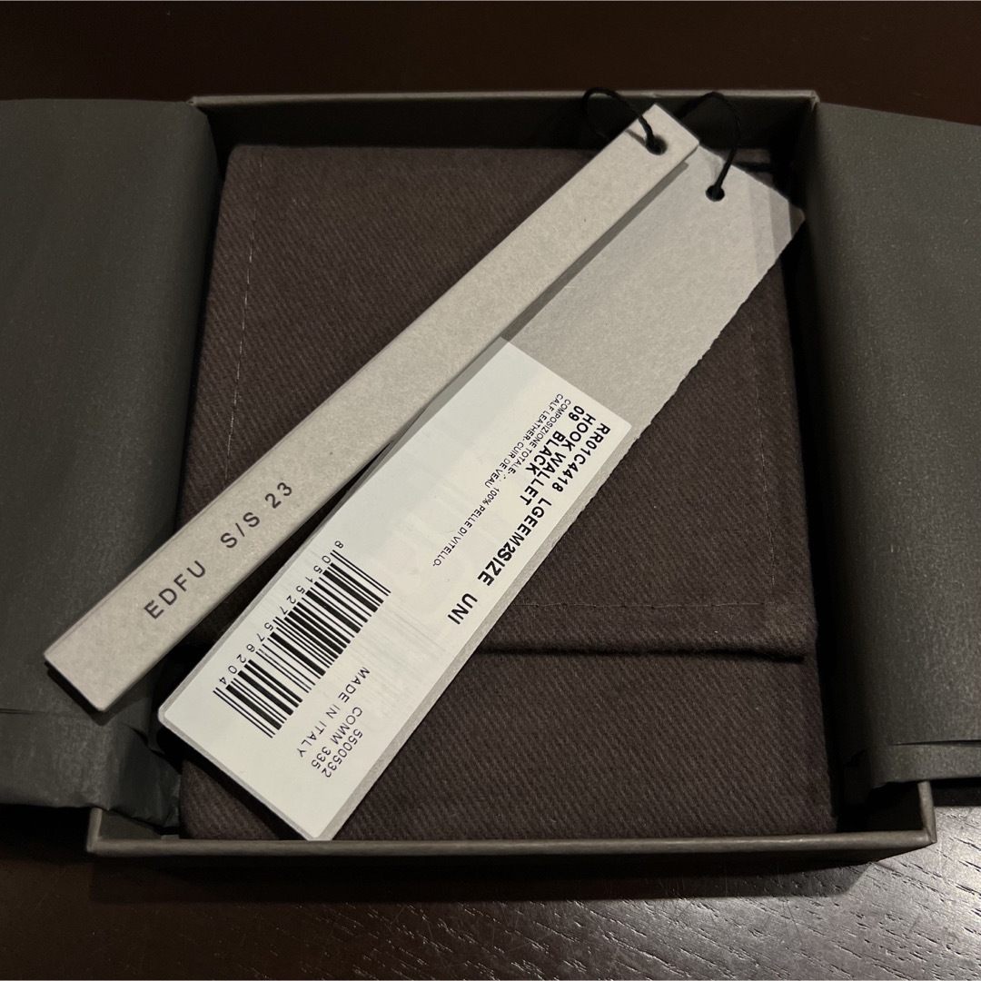 新品　23SS RICK OWENS HOOK WALLET 財布　コインケース