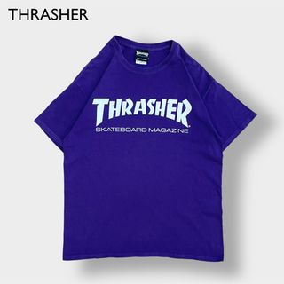 スラッシャー(THRASHER)の【THRASHER】ロゴ プリントTシャツ スラッシャー スケボー ボード 古着(Tシャツ/カットソー(半袖/袖なし))