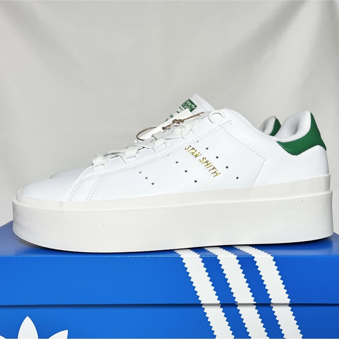 ホワイト23.5cm adidas originals 厚底スニーカー