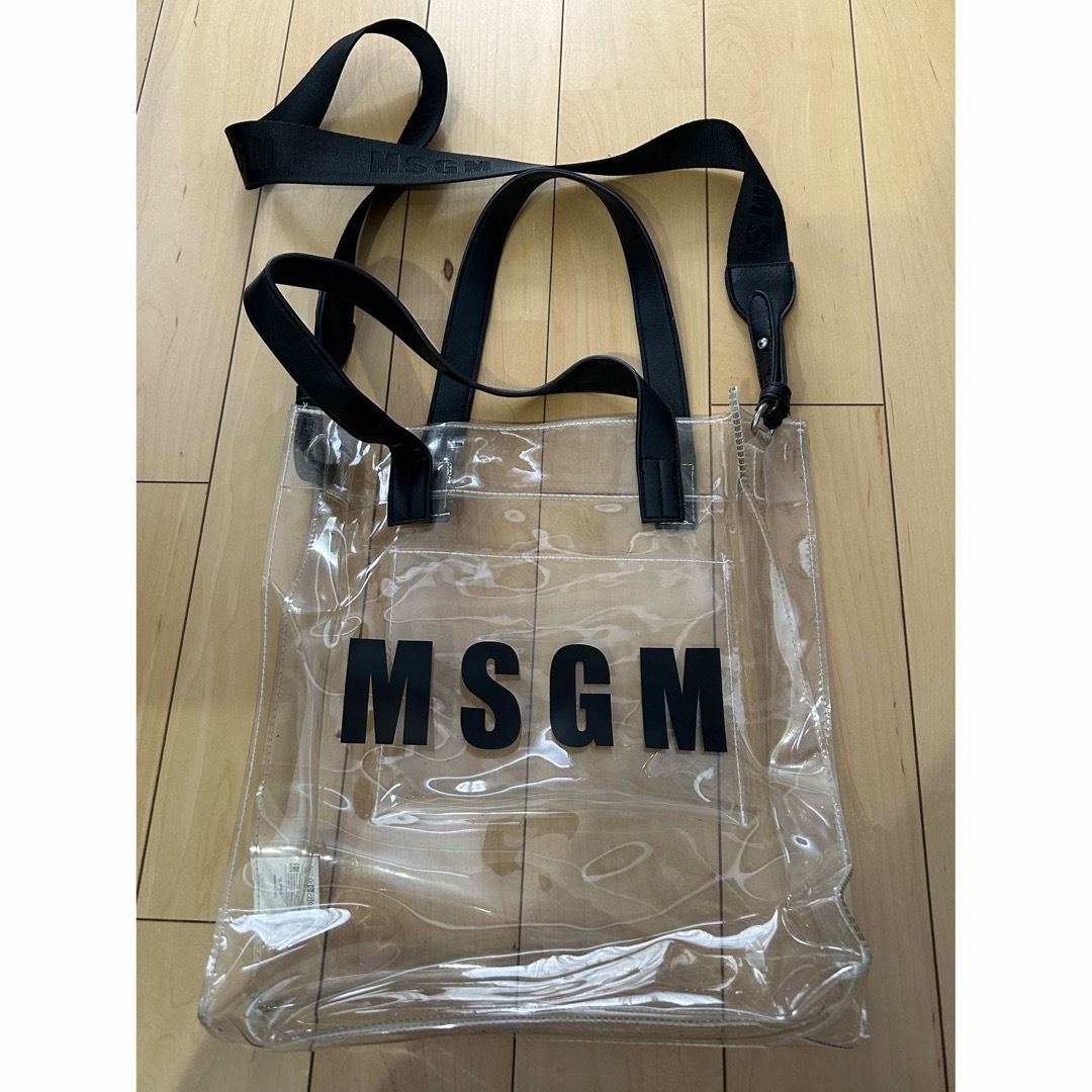 msgm クリアー2wayバック