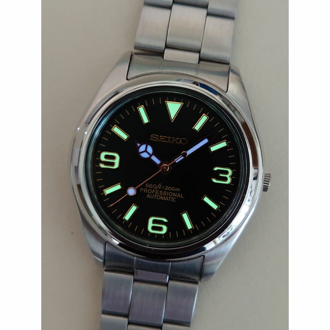 美品⋆SEIKO5⋆7S26⋆新品NH38載せ替え済⋆セイコー⋆MOD⋆裏透 メンズの時計(腕時計(アナログ))の商品写真