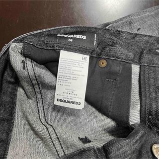 dsquared ブラックデニム34 ほぼ未使用