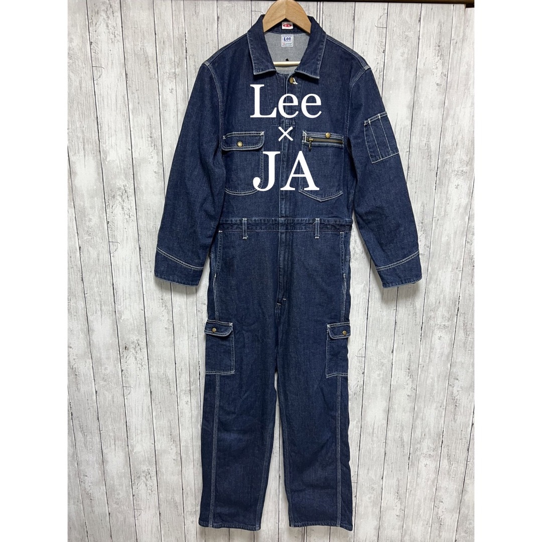 Lee(リー)の美品！Lee×JA ストレッチデニムオールインワン！つなぎ メンズのパンツ(サロペット/オーバーオール)の商品写真