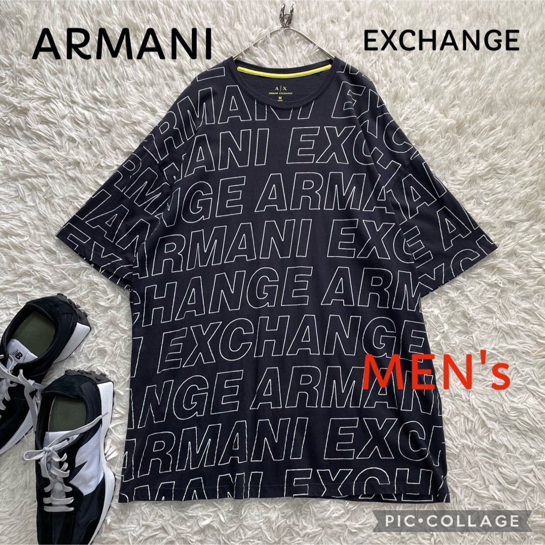 ARMANI EXCHANGE(アルマーニエクスチェンジ)のARMANI EXCHANGE アルマーニエクスチェンジ　ビッグロゴTシャツ メンズのトップス(Tシャツ/カットソー(半袖/袖なし))の商品写真