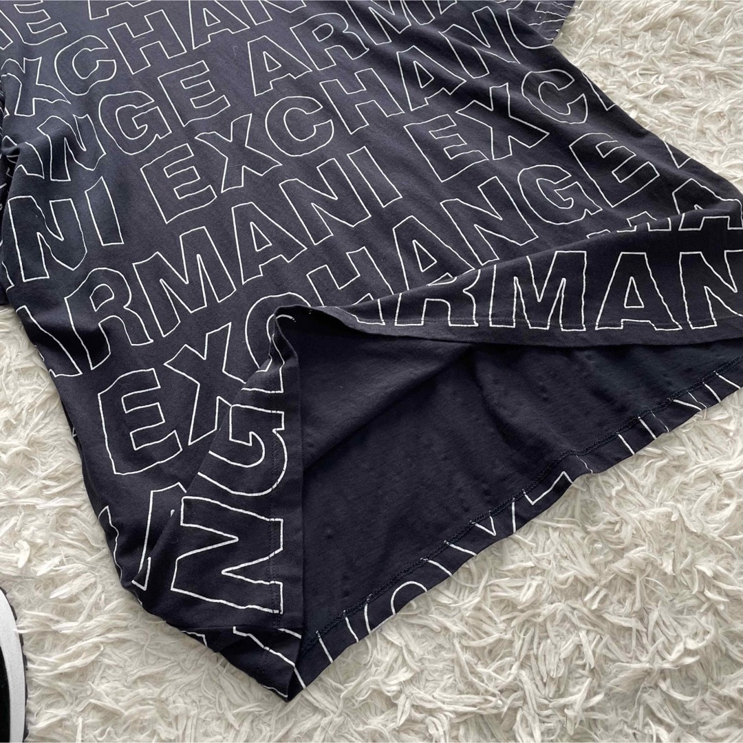 ARMANI EXCHANGE(アルマーニエクスチェンジ)のARMANI EXCHANGE アルマーニエクスチェンジ　ビッグロゴTシャツ メンズのトップス(Tシャツ/カットソー(半袖/袖なし))の商品写真