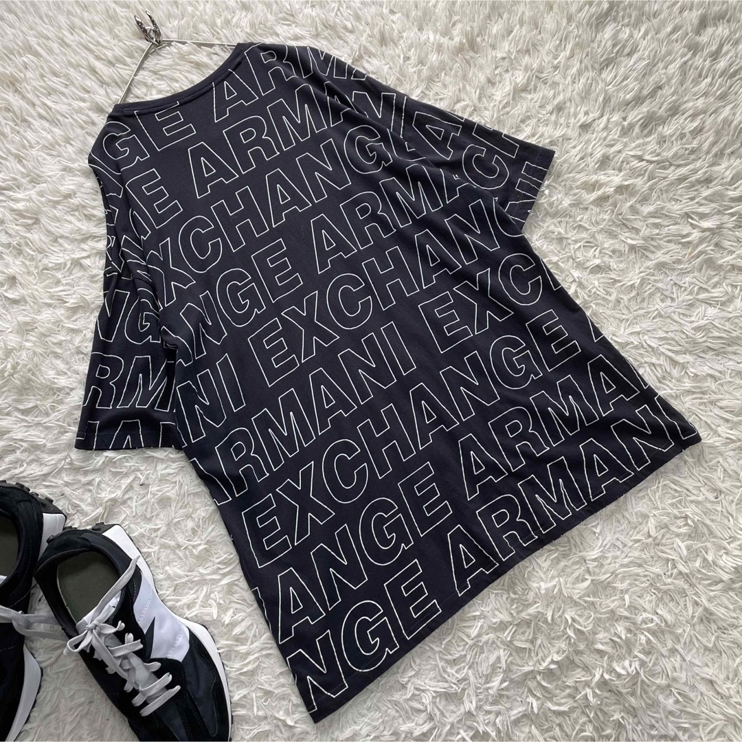 ARMANI EXCHANGE(アルマーニエクスチェンジ)のARMANI EXCHANGE アルマーニエクスチェンジ　ビッグロゴTシャツ メンズのトップス(Tシャツ/カットソー(半袖/袖なし))の商品写真