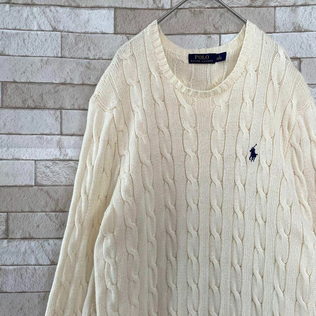 新しい到着 ポロバイラルフローレン コットンニット スウェット刺繍