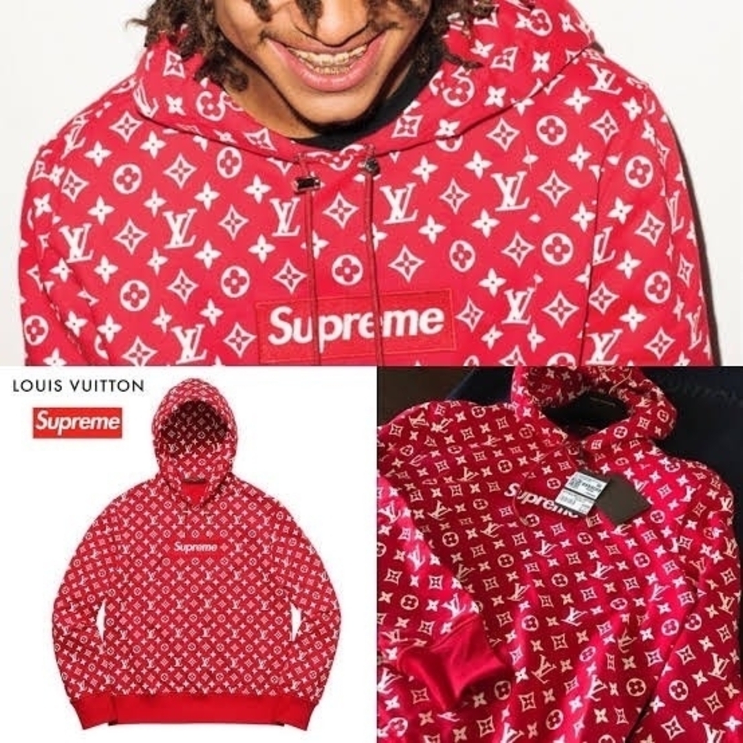 LOUIS VUITTON(ルイヴィトン)のsupreme vuitton ジャケット メンズのジャケット/アウター(レザージャケット)の商品写真