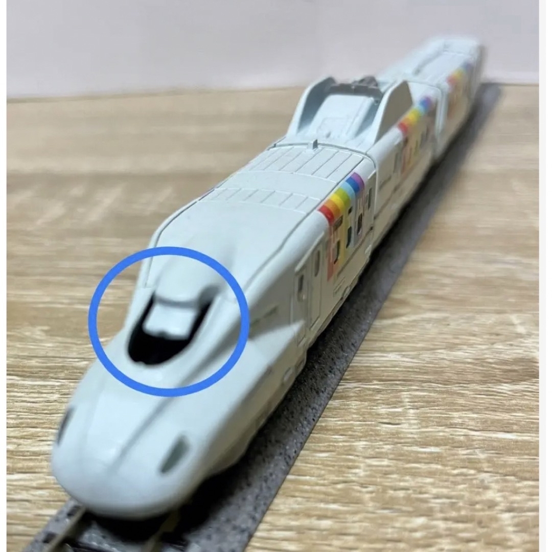 BANDAI(バンダイ)の【レア、Bトレインショーティー】山陽九州新幹線N700系CM撮影車 エンタメ/ホビーのおもちゃ/ぬいぐるみ(鉄道模型)の商品写真