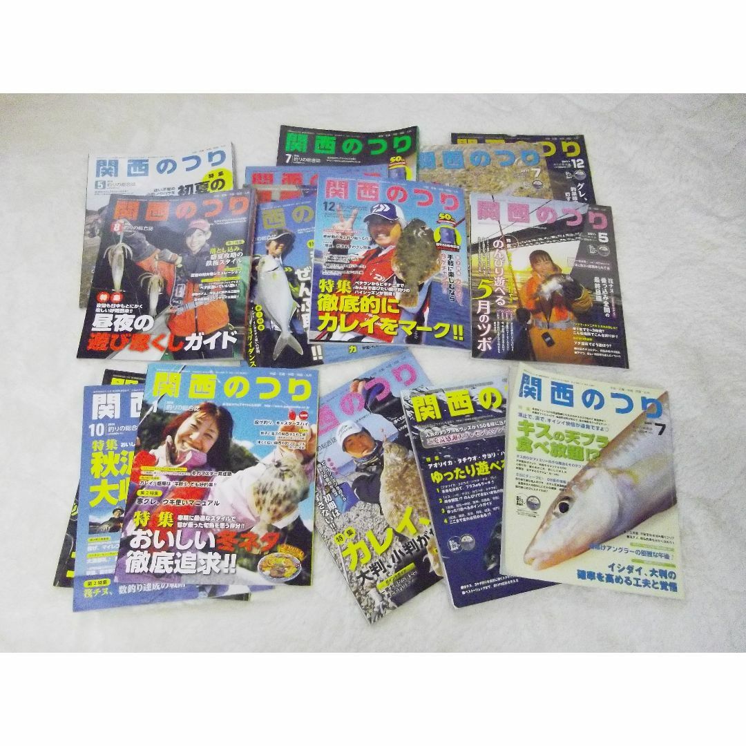 kyoto-miisan's　shop｜ラクマ　送料込/雑誌「関西のつり」１６冊セットの通販　by