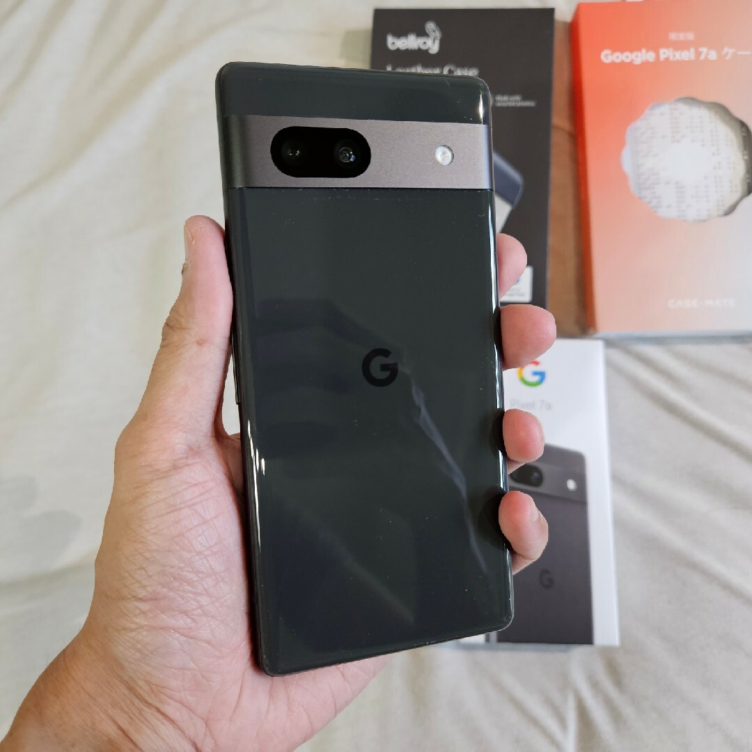 Pixel7a 128GB チャコール おまけ多数 - スマートフォン/携帯電話