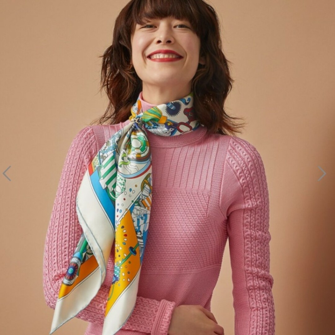 Hermes - 未使用【エルメス】カレ 90 ダブルフェイス 杖傘と決闘 大判