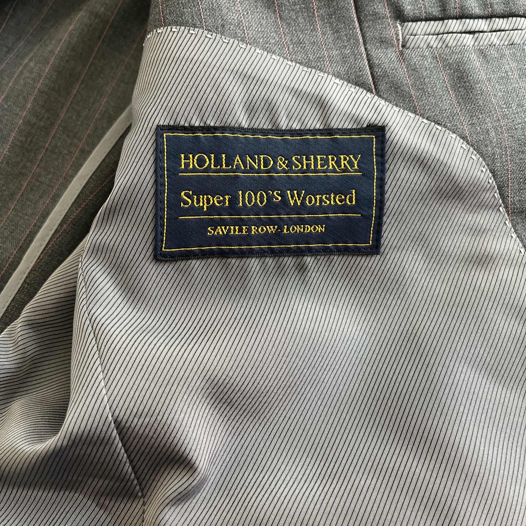 メンズスーツ グレー Holland Sherry ホーランド&シェリー