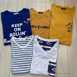 ロデオクラウンズ(RODEO CROWNS)のちぃた様　ロデオクラウンズ Tシャツ 5枚セット まとめ売り RCWS(Tシャツ(半袖/袖なし))