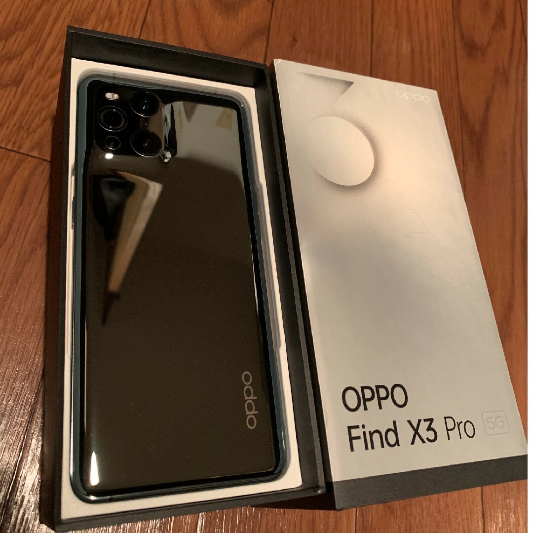 OPPO(オッポ)のOppo Find X3 Pro スマホ/家電/カメラのスマートフォン/携帯電話(スマートフォン本体)の商品写真