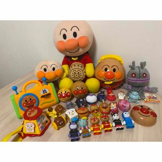 アンパンマンキッズコレクション(ANPANMAN KIDS COLLECTION)の新品も有り！アンパンマンぬいぐるみおもちゃマスコット人形31点(キャラクターグッズ)