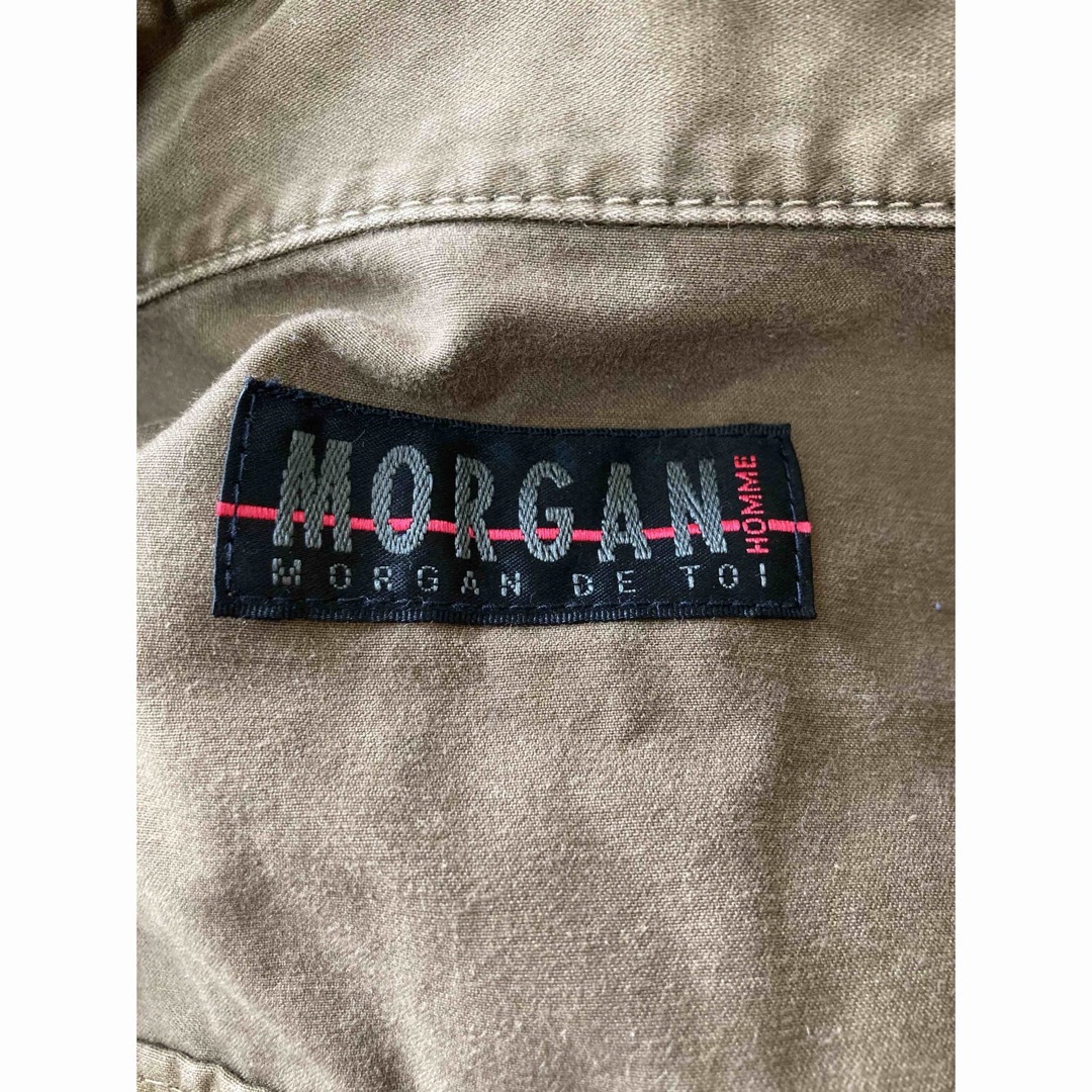 MORGAN HOMME(モルガンオム)のMORGAN モルガン　ジャケットブルゾンブラウンL ワイルド系アウタートップス メンズのジャケット/アウター(その他)の商品写真