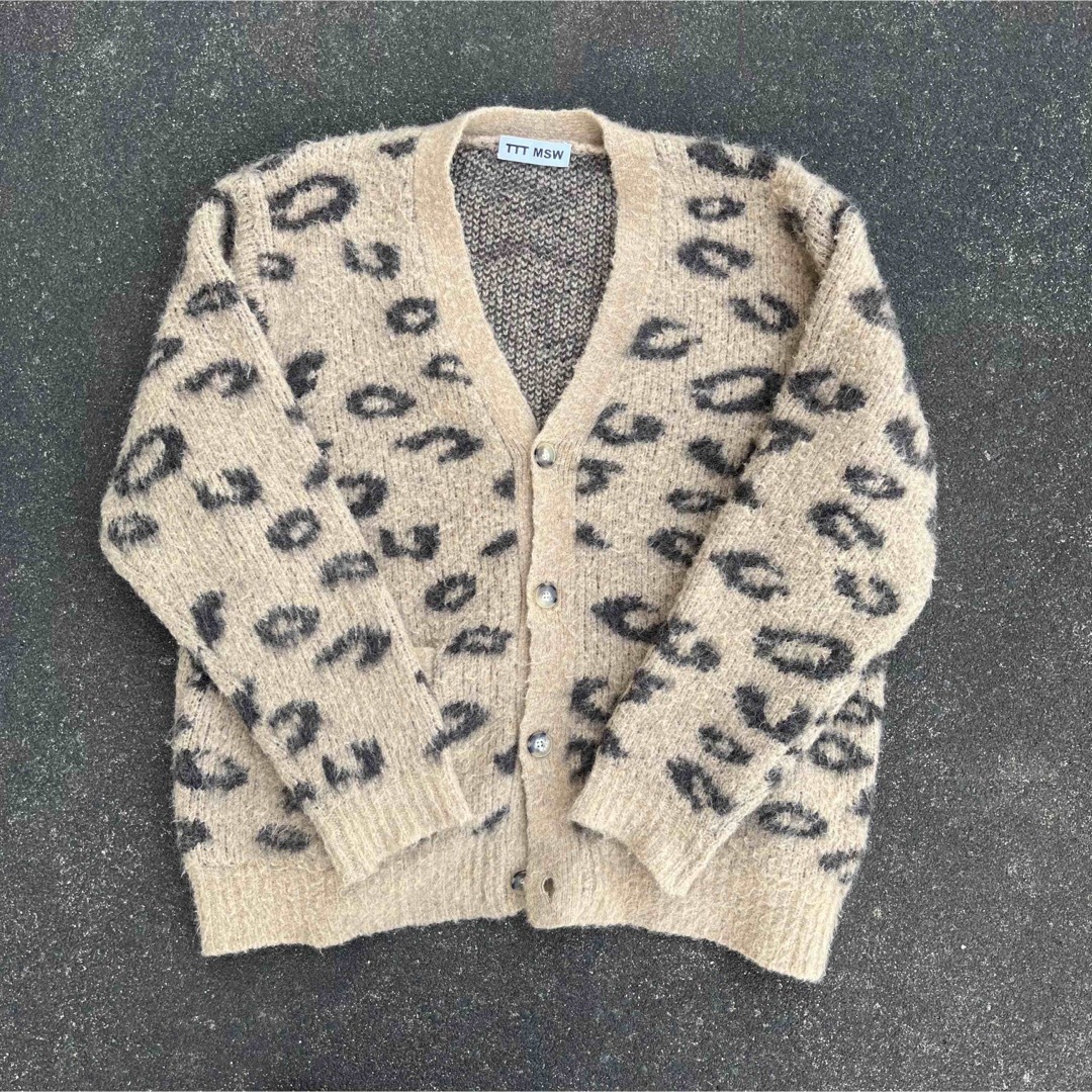 専用出品中　TTT_MSW mohair cardigan leopard