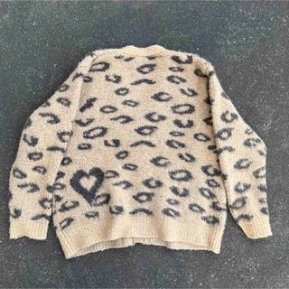 ティー(TTT_MSW)のttt_msw leopard mohair cardigan(カーディガン)