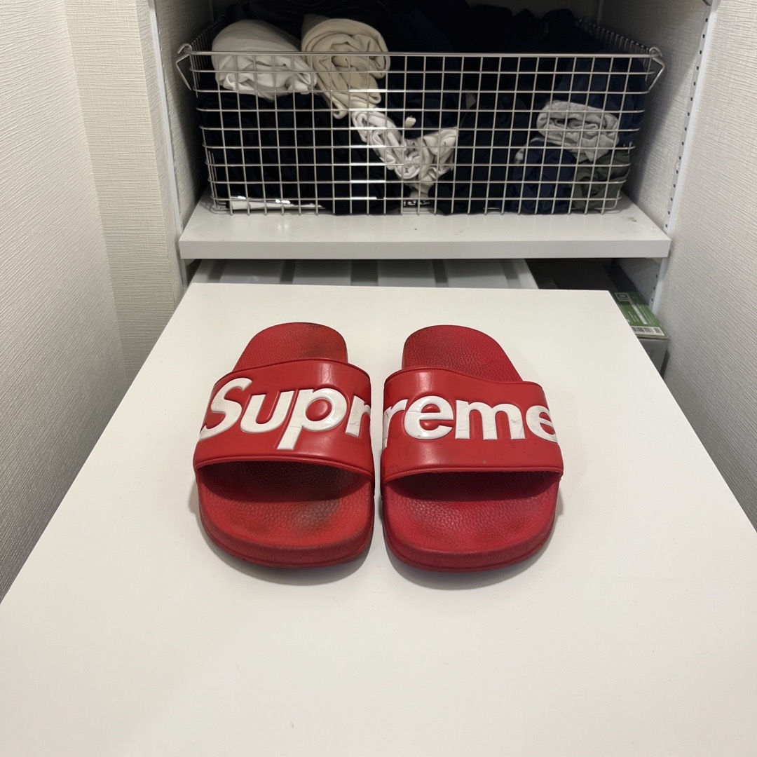 Supreme - supreme シャワーサンダル 赤 us9の通販 by zontaka_____ ...