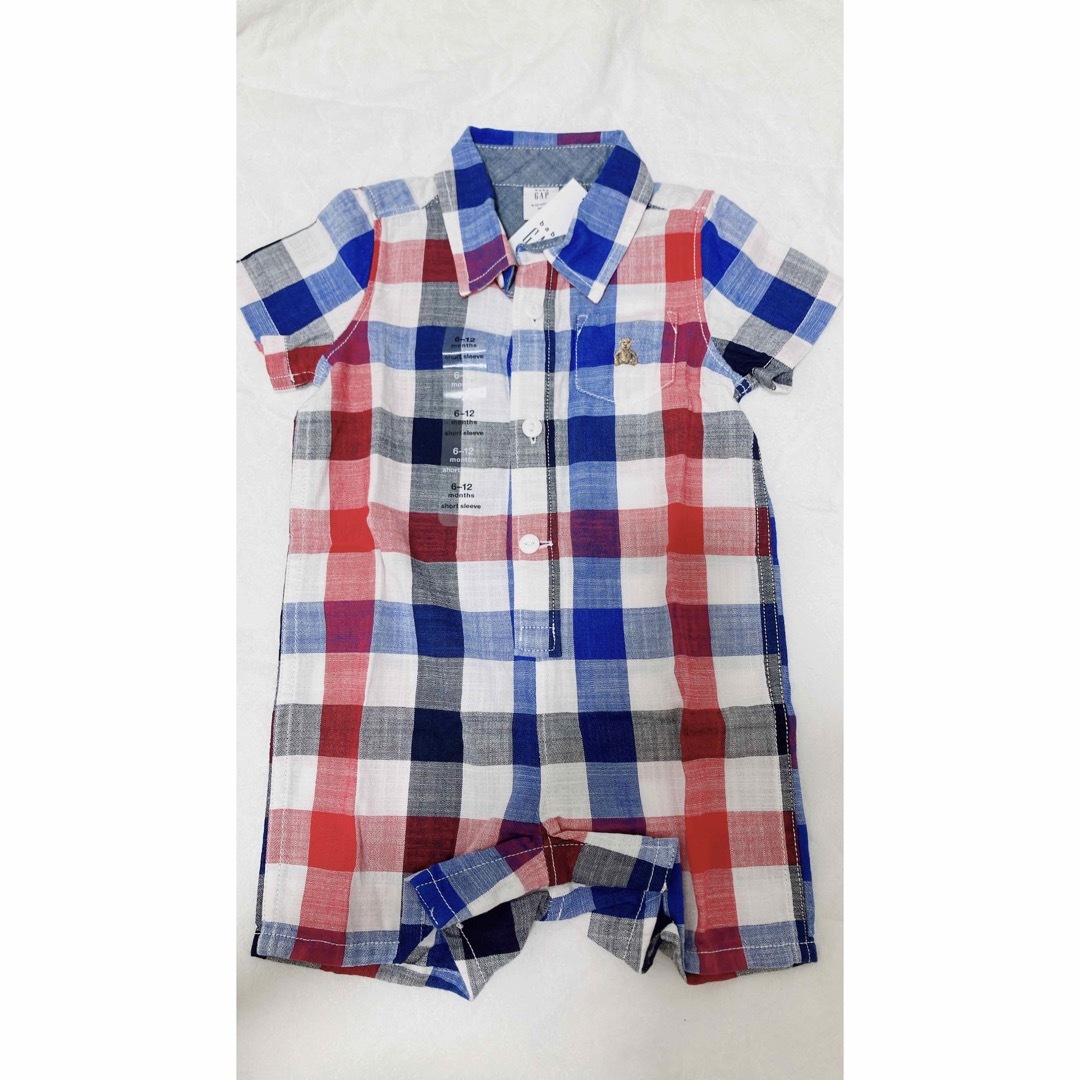 babyGAP(ベビーギャップ)の新品♡コットン100 babygapロンパース キッズ/ベビー/マタニティのベビー服(~85cm)(ロンパース)の商品写真