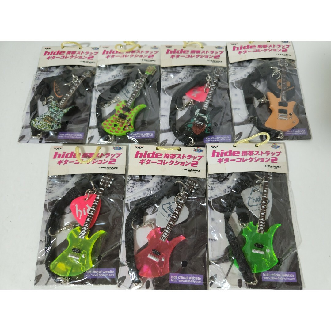 X JAPAN hide ギターコレクション2 携帯ストラップ 全7種-