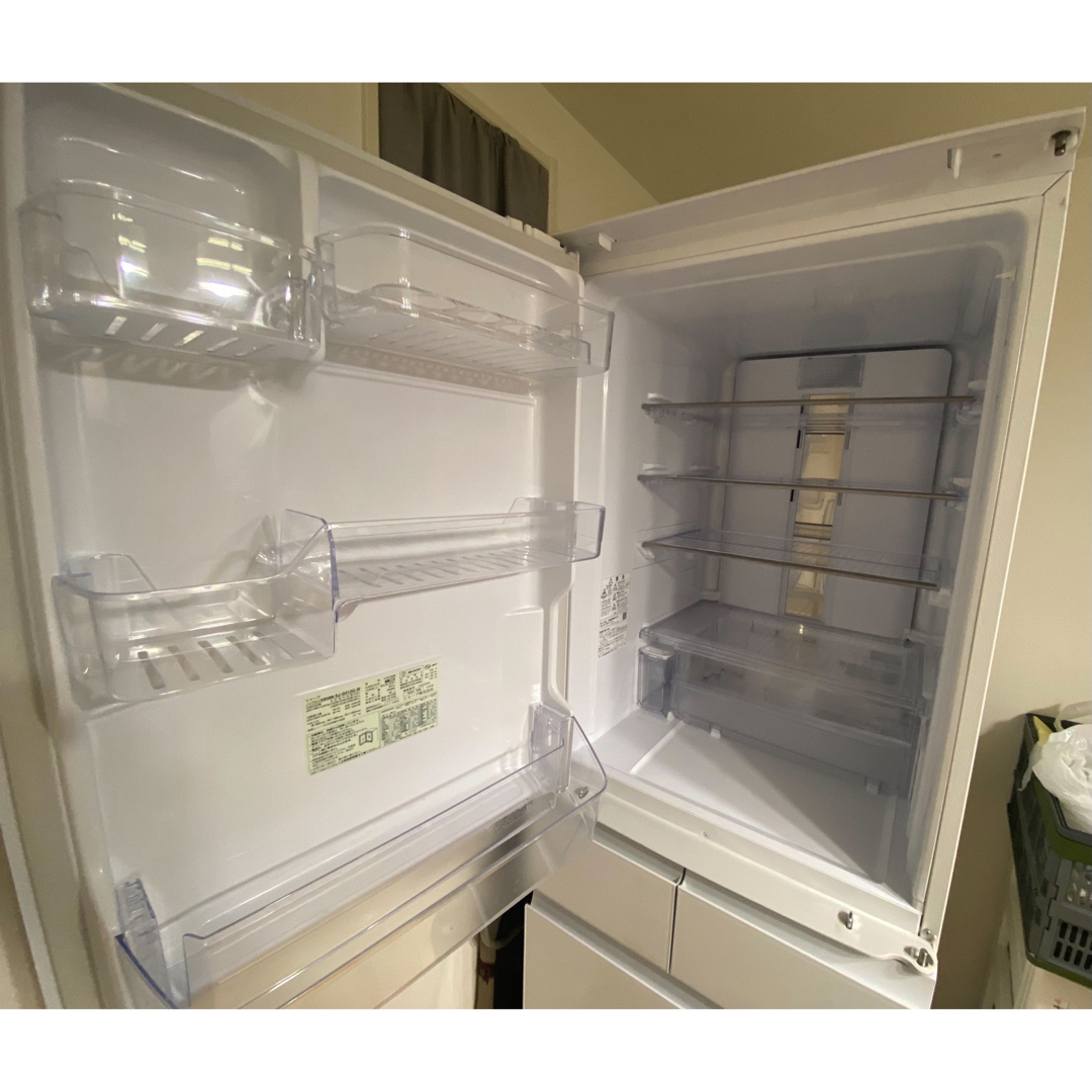 SHARP(シャープ)のシャープ 冷凍冷蔵庫 SJ-G413G-W スマホ/家電/カメラの生活家電(冷蔵庫)の商品写真
