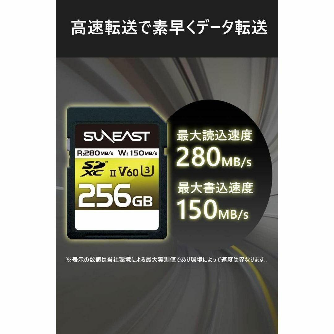 【サイズ:256GB】SUNEAST microSD 256GB 読取最大180