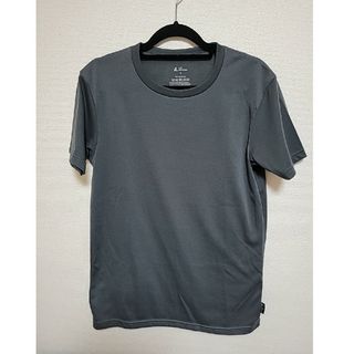 美品　LADWEATHER　抗菌接触冷感Tシャツ　グレーS　ユニセックス(Tシャツ(半袖/袖なし))