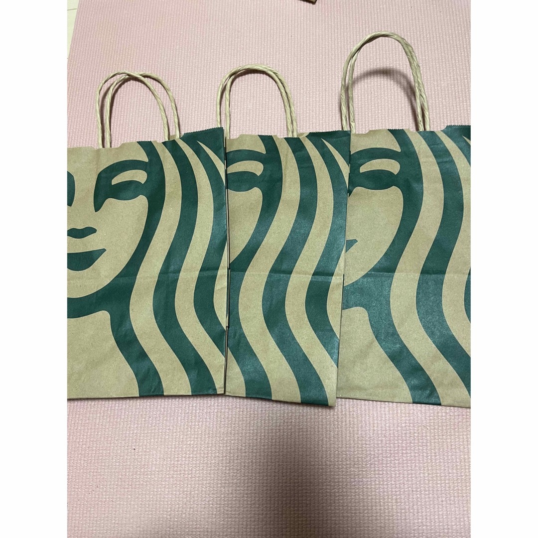Starbucks(スターバックス)のスターバックス　ショップ袋3枚セット レディースのバッグ(ショップ袋)の商品写真