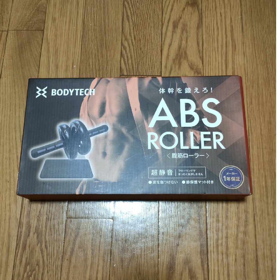 BODYTECH ABS ROLLER 腹筋ローラー 新品未使用 スポーツ/アウトドアのトレーニング/エクササイズ(トレーニング用品)の商品写真