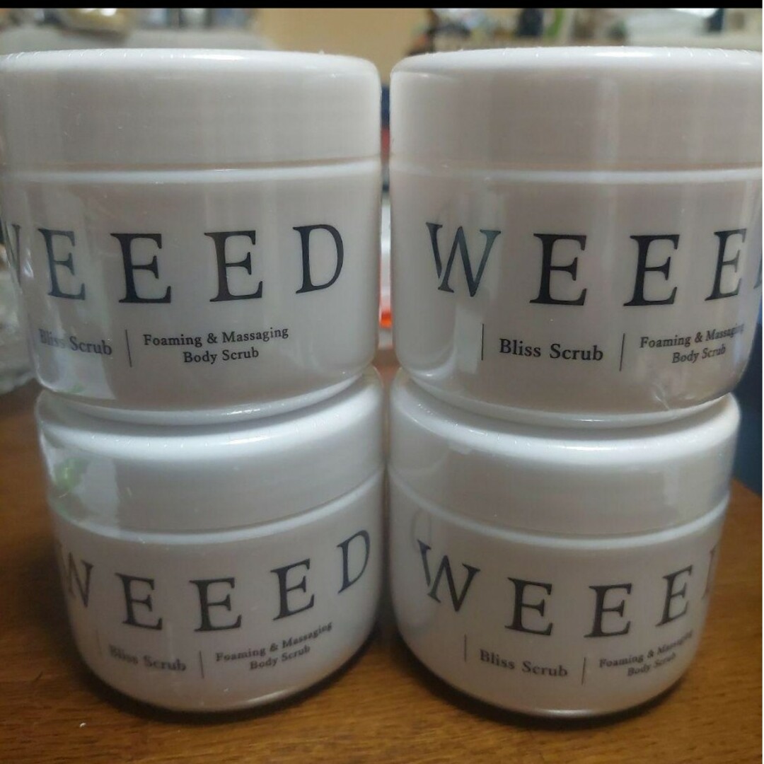 WEEED ブリススクラブ 360g 4個セット - ボディスクラブ