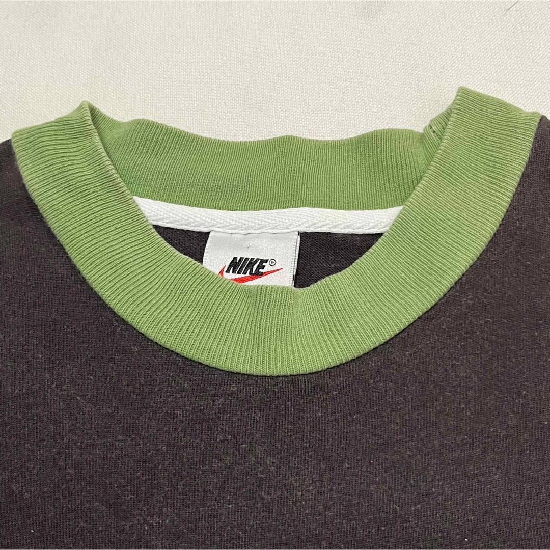 NIKE - 【NIKE】ナイキ 90s ホワイトタグ リンガーTee センターロゴの