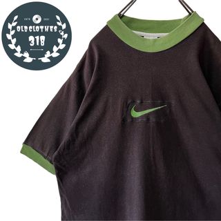 ナイキ(NIKE)の【NIKE】ナイキ 90s ホワイトタグ リンガーTee センターロゴ(Tシャツ/カットソー(半袖/袖なし))