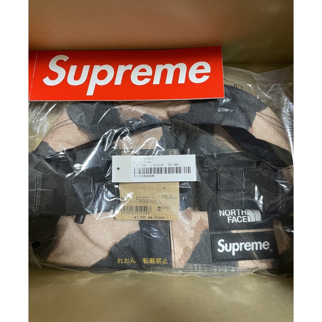 supreme x northface ウエスト バッグ ノースフェイス 2