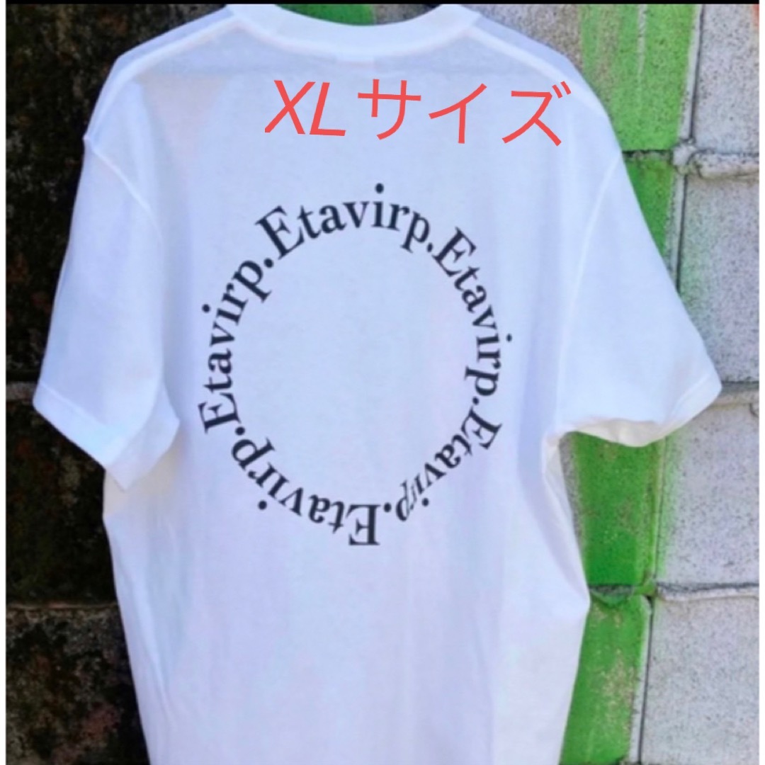 1LDK SELECT(ワンエルディーケーセレクト)の【XLサイズ】 Etavirp Circle Logo Tee WHITE メンズのトップス(Tシャツ/カットソー(半袖/袖なし))の商品写真