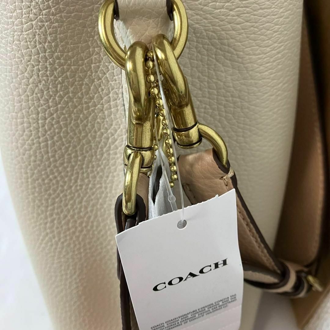 新品 未使用 coach コーチ ウィロー ホワイト ショルダー 母の日 メンズ