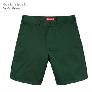 新品未使用 supreme work short 30 ワークショーツ 水色