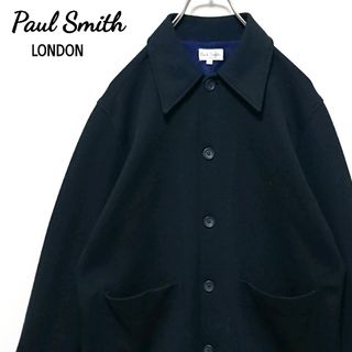 G1708*Paul Smithポールスミス☆ジャケット☆ブルゾン☆黒ブラックM-